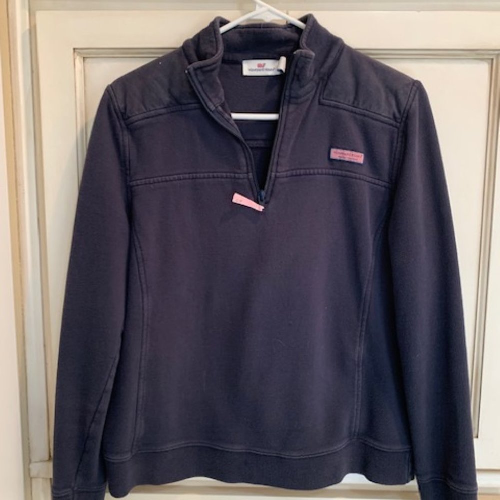 Vineyard Vines Sweatshirt; three-quarter zip; Women's Size Medium